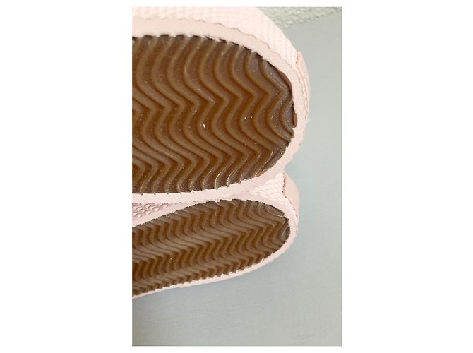 Céline 180° Sneaker Weiß Canvas Rosa Sohle Pink - Ansicht 17