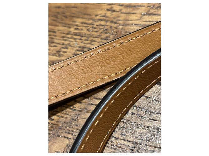 Cintura Hermès Pop H in pelle verde D'oro - vista 3