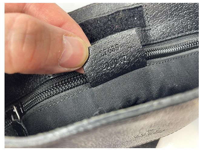 Borsa a tracolla Gucci GG Supreme in tela Nero - vista 13