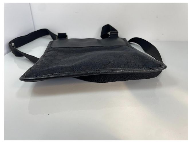 Borsa a tracolla Gucci GG Supreme in tela Nero - vista 5
