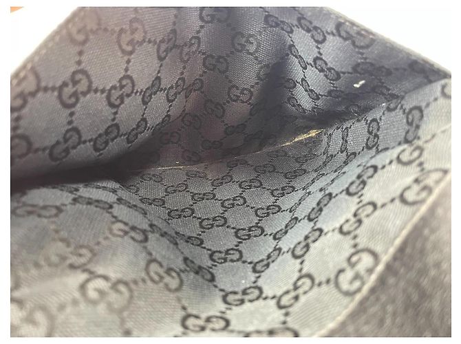 Borsa a tracolla Gucci GG Supreme in tela Nero - vista 9