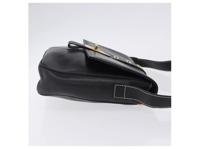 Borsa a tracolla FENDI in pelle nera e oro Auth 200056 Nero D'oro - vista 3