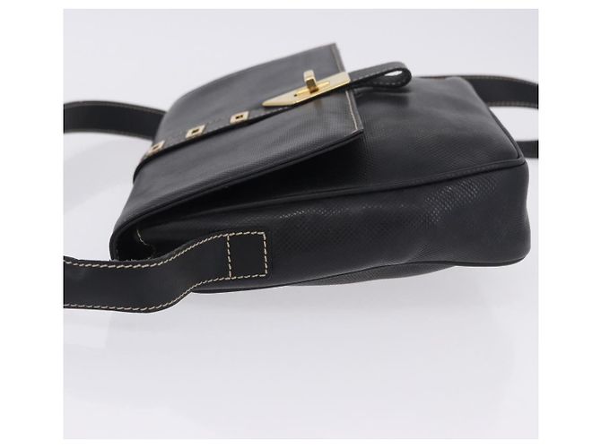 Borsa a tracolla FENDI in pelle nera e oro Auth 200056 Nero D'oro - vista 4