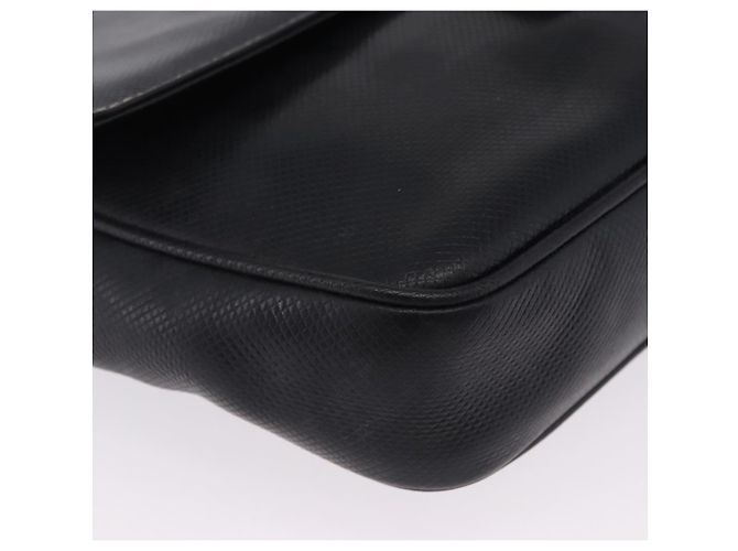 Borsa a tracolla FENDI in pelle nera e oro Auth 200056 Nero D'oro - vista 9