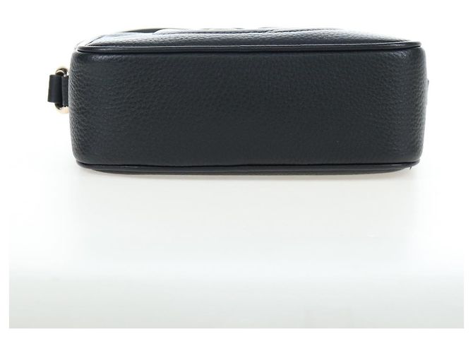 Borsa a tracolla GUCCI Soho in pelle nera e oro 308364 Auth 199930SAV Nero D'oro - vista 5