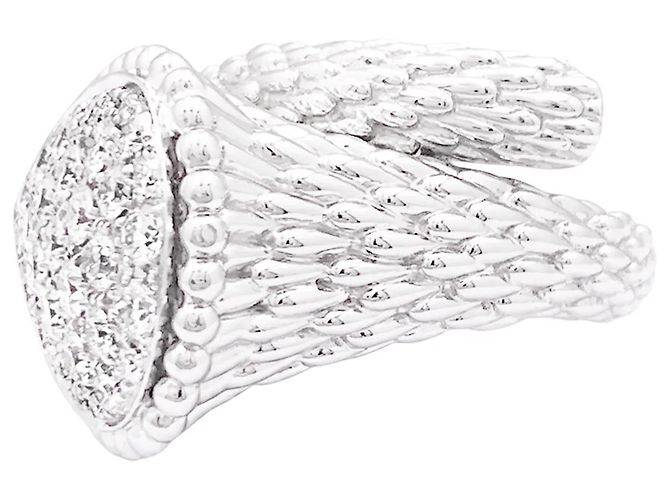 BOUCHERON "Serpent Bohème motif L" Ring, Weißgold, Diamanten. - Ansicht 3