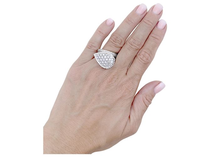 BOUCHERON "Serpent Bohème motif L" Ring, Weißgold, Diamanten. - Ansicht 6