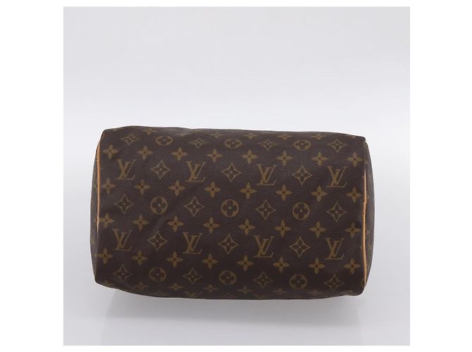 LOUIS VUITTON Monogram Speedy 30 Hand Bag M41526 LV Auth 201005V Monogramma - vista 5