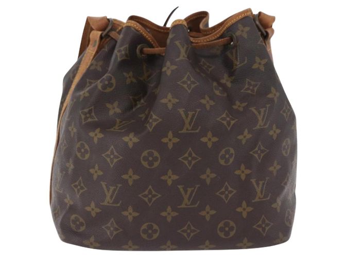 LOUIS VUITTON Borsa a tracolla Monogram Petit Noe M42226 LV Auth 196422 Monogramma - vista 2
