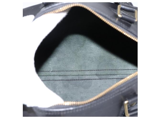 LOUIS VUITTON Epi Speedy 25 Hand Bag Noir M43012 LV Auth 202051V Nero - vista 10
