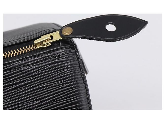 LOUIS VUITTON Epi Speedy 25 Hand Bag Noir M43012 LV Auth 202051V Nero - vista 18