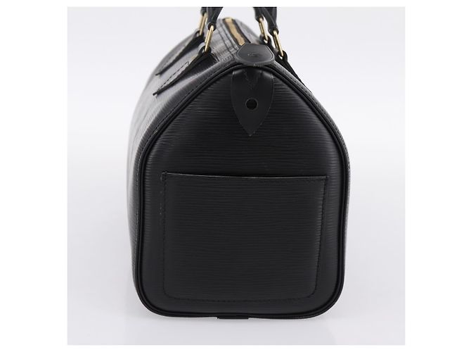 LOUIS VUITTON Epi Speedy 25 Hand Bag Noir M43012 LV Auth 202051V Nero - vista 4
