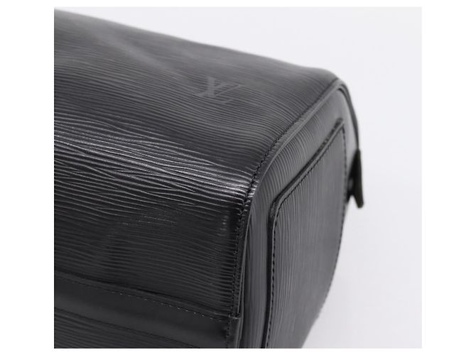 LOUIS VUITTON Epi Speedy 25 Hand Bag Noir M43012 LV Auth 202051V Nero - vista 8