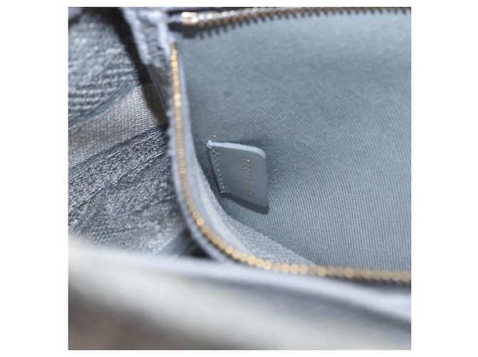Borsa a mano Christian Dior Lady Delight Canvas 2way Grigio Oro Auth 199963SAM Marrone D'oro - vista 11