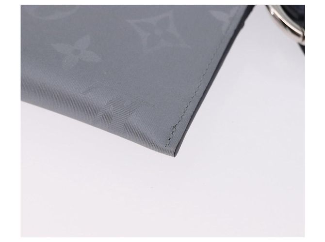 LOUIS VUITTON Monogram Satellite Alpha Pouch Silver M44178 LV Auth 200275V Prata - vista 17
