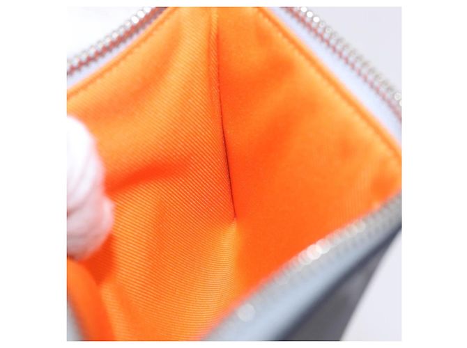 LOUIS VUITTON Monogram Satellite Alpha Pouch Silver M44178 LV Auth 200275V Prata - vista 20