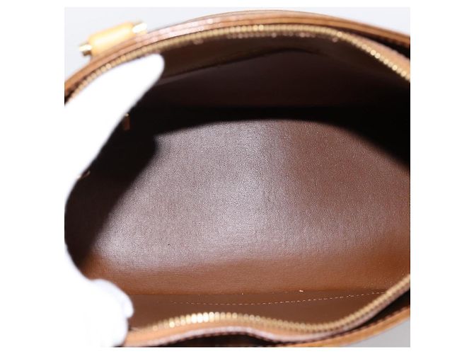 Borsa LOUIS VUITTON Monogram Vernis Houston Bronze M91122 LV Auth ka5947 Bronzo - vista 11