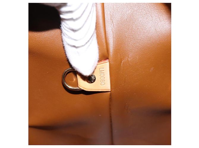 Borsa LOUIS VUITTON Monogram Vernis Houston Bronze M91122 LV Auth ka5947 Bronzo - vista 12