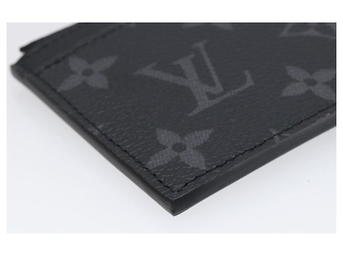 LOUIS VUITTON Monogram Eclipse Coin Card Holder M29656 LV Auth BA15412M Monograma - vista 16
