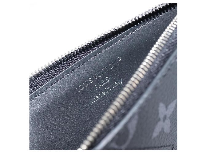 LOUIS VUITTON Monogram Eclipse Coin Card Holder M29656 LV Auth BA15412M Monograma - vista 17