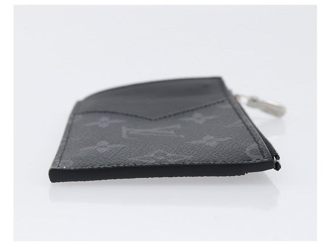 LOUIS VUITTON Monogram Eclipse Coin Card Holder M29656 LV Auth BA15412M Monograma - vista 3
