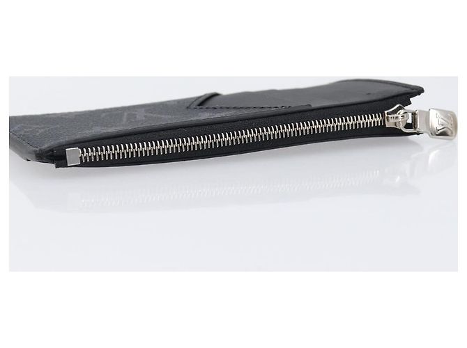 LOUIS VUITTON Monogram Eclipse Coin Card Holder M29656 LV Auth BA15412M Monograma - vista 5