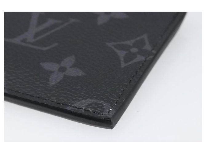 LOUIS VUITTON Monogram Eclipse Coin Card Holder M29656 LV Auth BA15412M Monograma - vista 7