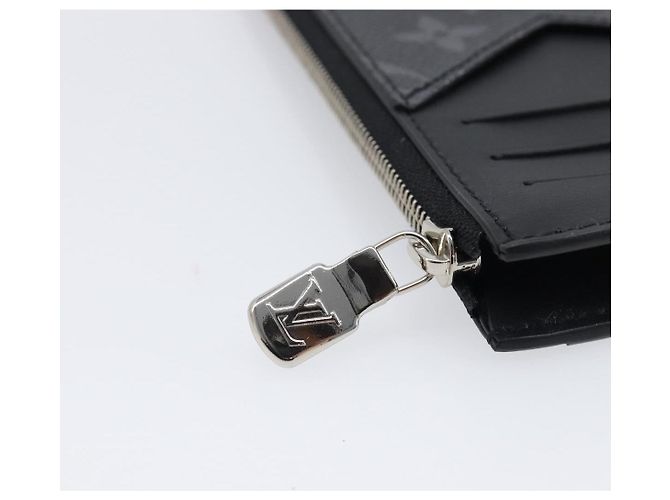 LOUIS VUITTON Monogram Eclipse Coin Card Holder M29656 LV Auth BA15412M Monograma - vista 8