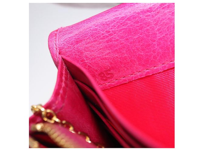 PRADA Langbeutel aus Leder Rosa Gold Auth 200115V Pink Golden - Ansicht 10