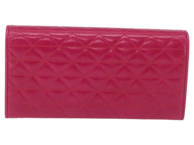PRADA Langbeutel aus Leder Rosa Gold Auth 200115V Pink Golden - Ansicht 2
