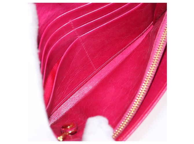 PRADA Langbeutel aus Leder Rosa Gold Auth 200115V Pink Golden - Ansicht 20