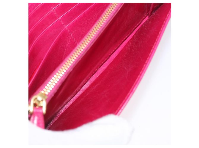 PRADA Langbeutel aus Leder Rosa Gold Auth 200115V Pink Golden - Ansicht 21