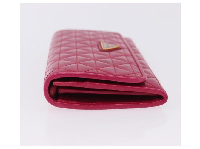 PRADA Langbeutel aus Leder Rosa Gold Auth 200115V Pink Golden - Ansicht 4