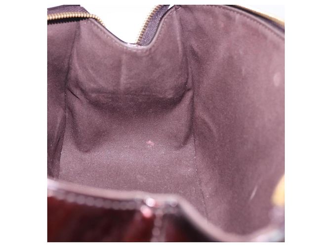 Borsa LOUIS VUITTON Monogram Vernis Rosewood Avenue Amarante M93510 LV Auth ka5975 Bordò - vista 20