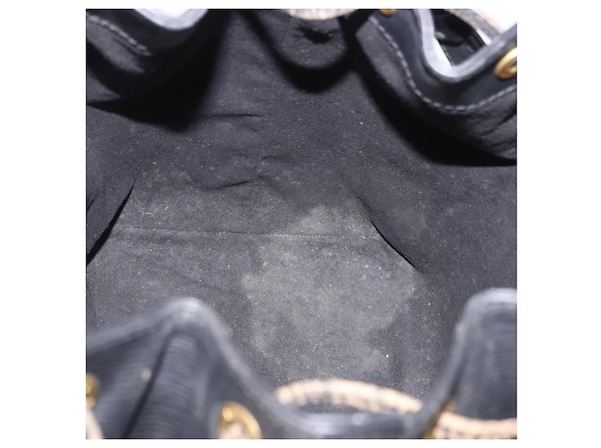 Borsa a tracolla LOUIS VUITTON Epi Petit Noe Nera M44102 LV Auth 197443 Nero - vista 11