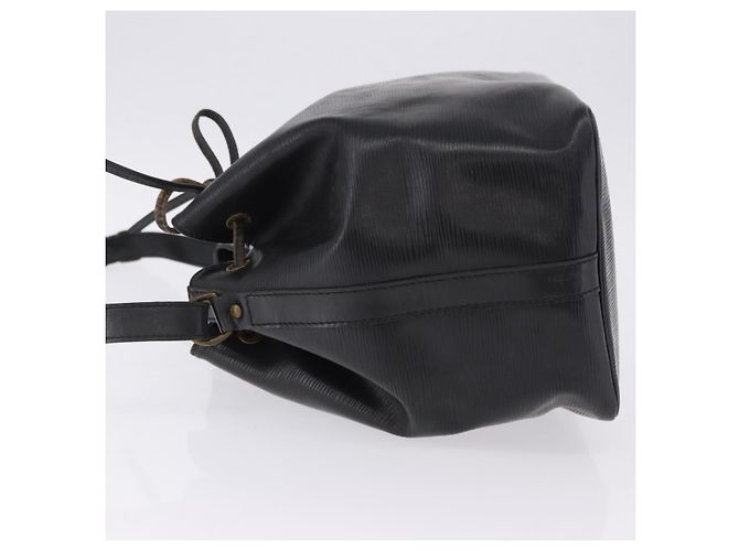 Borsa a tracolla LOUIS VUITTON Epi Petit Noe Nera M44102 LV Auth 197443 Nero - vista 5
