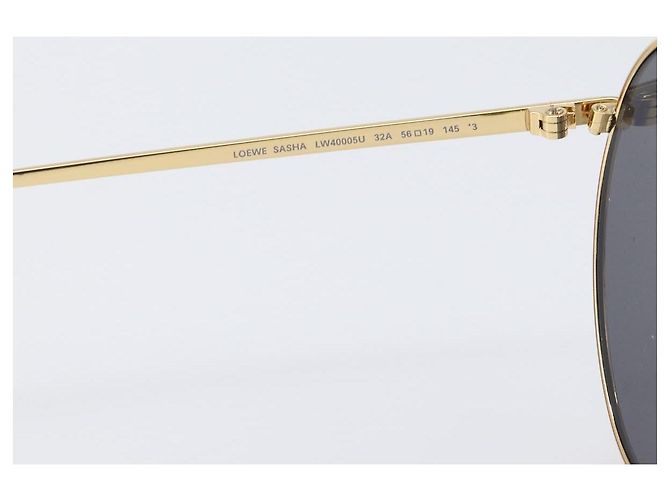 Gafas de sol LOEWE Metal Gold Auth bs36917 Dorado - vista 11