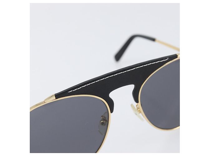 Gafas de sol LOEWE Metal Gold Auth bs36917 Dorado - vista 7