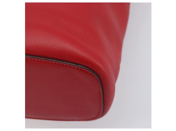 Borsa a tracolla LOEWE in pelle rossa argento Auth bs36952A Rosso - vista 15