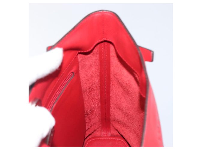 Borsa a tracolla LOEWE in pelle rossa argento Auth bs36952A Rosso - vista 19