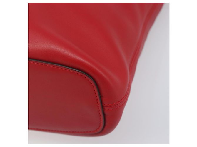 Borsa a tracolla LOEWE in pelle rossa argento Auth bs36952A Rosso - vista 9