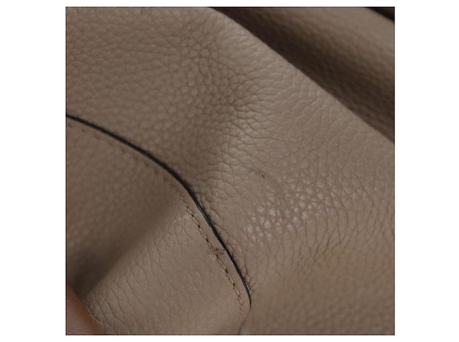 Borsa a mano LOEWE Hammock Small in pelle 2way Beige Tono Oro Auth 200149V - vista 4