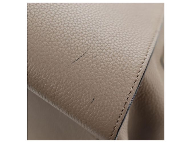 Borsa a mano LOEWE Hammock Small in pelle 2way Beige Tono Oro Auth 200149V - vista 8