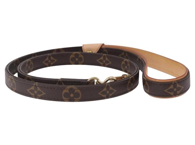 Laisse pour chien LOUIS VUITTON Monogram Less Baxter MM M58056 LV Auth 200086A Monogramme - vue 5