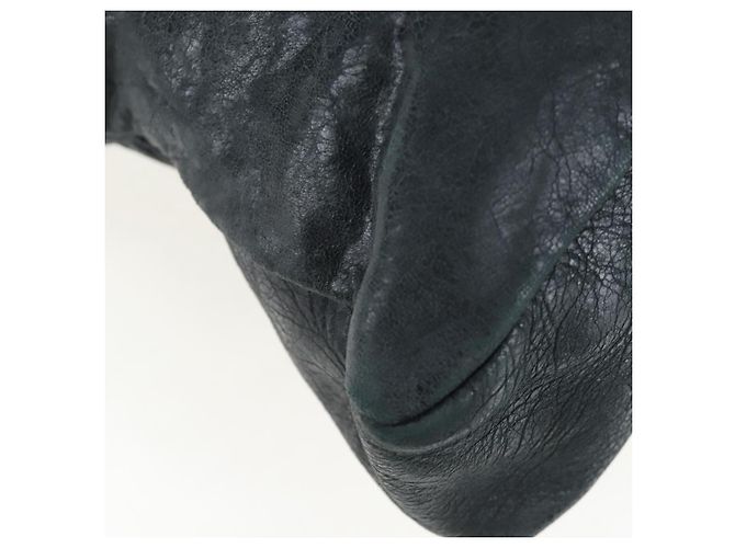 Borsa BALENCIAGA The First in pelle 2way Nera 103208 Auth yk20881M Nero - vista 18