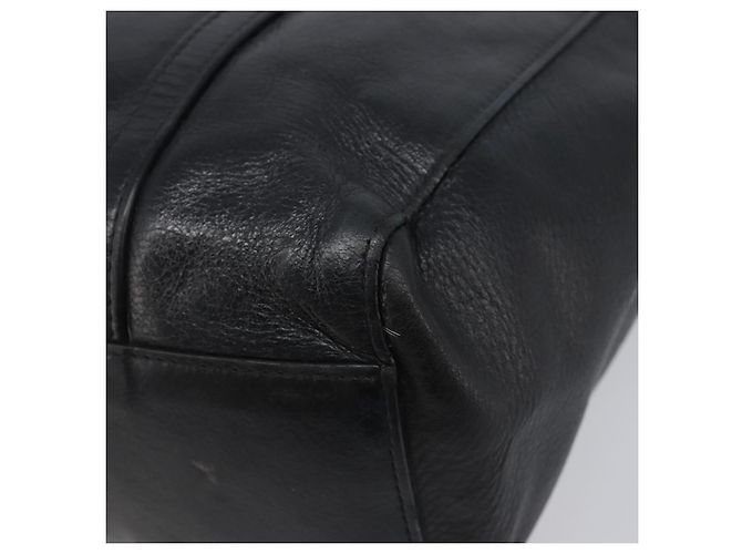 Borsa Tote BALENCIAGA Every Day in pelle nera e argento 551810 Auth hk4005 Nero - vista 15