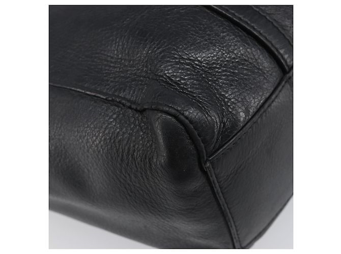 Borsa Tote BALENCIAGA Every Day in pelle nera e argento 551810 Auth hk4005 Nero - vista 16