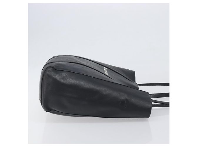 Borsa Tote BALENCIAGA Every Day in pelle nera e argento 551810 Auth hk4005 Nero - vista 3