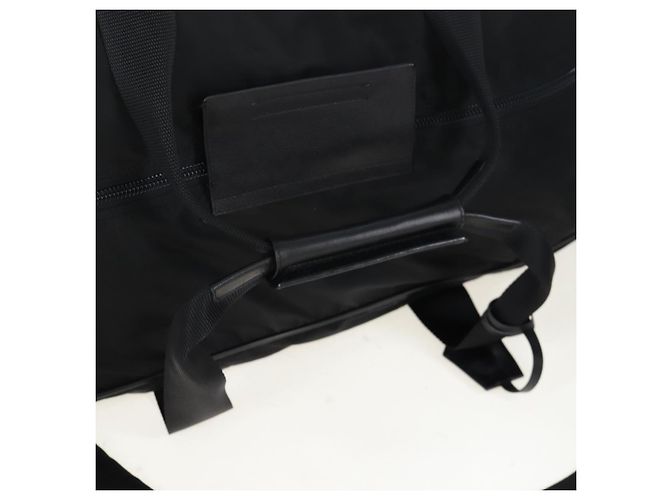 Borsa Boston PRADA Nylon 2way Nero Argento Auth 197909V - vista 8