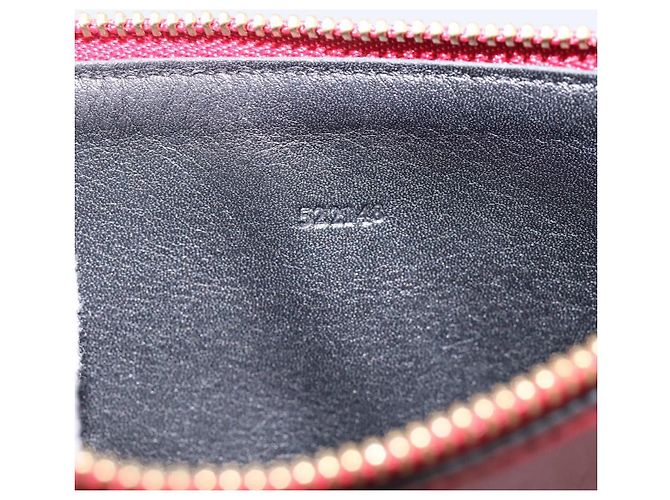 LOEWE x Studio Ghibli Spirited Away No-Face Card Case Leather Red Auth 167558M Roja - vista 11